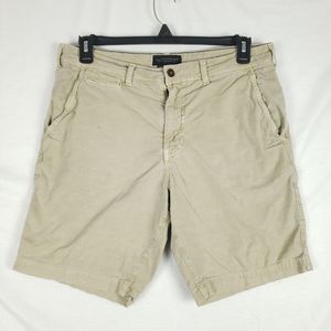 American Eagle Shorts Mens 35 Beige Next Level Flex Chino Preppy Casual